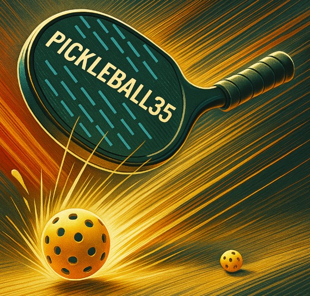 Pickleball angel smash shot